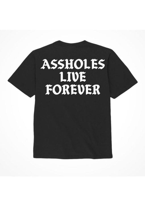 Assholes Live Forever Assholes Live Forever T-Shirt - XLarge - Black (Bulk)