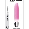 Playboy Bunnies On Parade Rechargeable Silicone Vibrator with Clitoral Stimulator - Pink