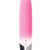 Playboy Bunnies On Parade Rechargeable Silicone Vibrator with Clitoral Stimulator - Pink