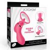 Lickgasm Plump Pleasure Licking And Sucking Rechargeable Silicone Clitoral Stimulator - Pink