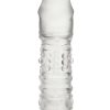Blue Line Veiny Penis Extension 6.5in - Clear