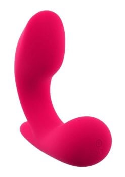 Gender X All About The Bass Rechargeable Silicone Vibrator with Remote - Red