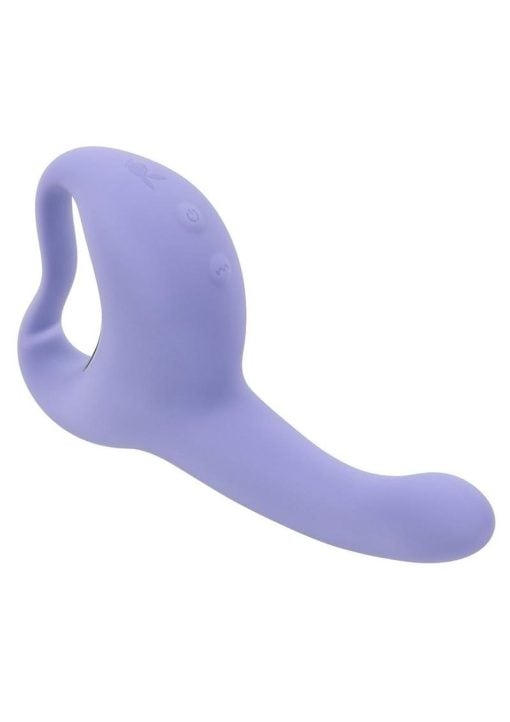 Playboy Nice To Meet You Rechargeable Silicone Vibrator - Purple