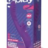 Bodywand G-Play Rechargeable Silicone Dual Stim Lick Me Out G-Spot Squirt Trainer Vibrator with Clitoral Stimulator - Purple