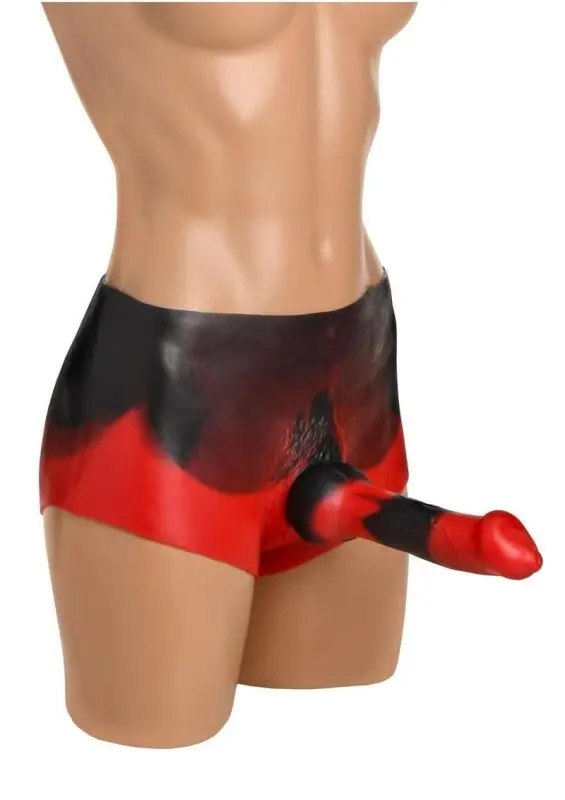 Creature Cocks Hell Hound Silicone Strap-On - Red