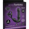 Anal Fantasy Elite Ass-Gasm Side and Glide Rechargeable Silicone Prostate Stimulator - Black