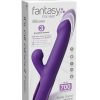 Fantasy for Her Super Sonix Rechargeable Silicone Rabbit Vibrator - Purple