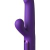 Fantasy for Her Super Sonix Rechargeable Silicone Rabbit Vibrator - Purple