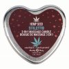 Hemp Seed 3-in-1 Valentines 2025 Massage Candle Stiletto 4.7oz