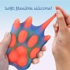 Alien Nation Pantera Silicone Rechargeable Glow-in-The-Dark Clitoral Vibrator with Remote Control - Blue/Orange