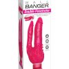 Wall Bangers Double Penetrator Waterproof 9 Inch Pink - Image 2