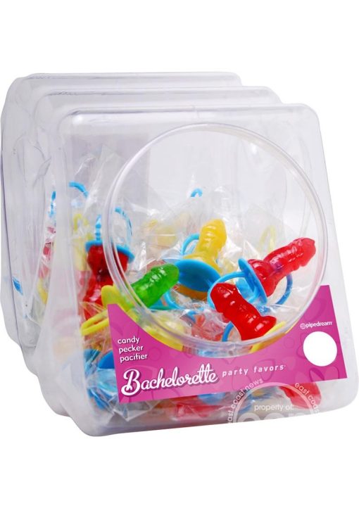 Bachelorette Party Favors Candy Pecker Pacifier 48 Per Bowl Assorted Flavors - Image 2