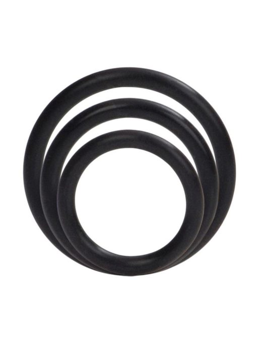 Silicone Support Rings Medium Large And Extra Large Black - Image 3