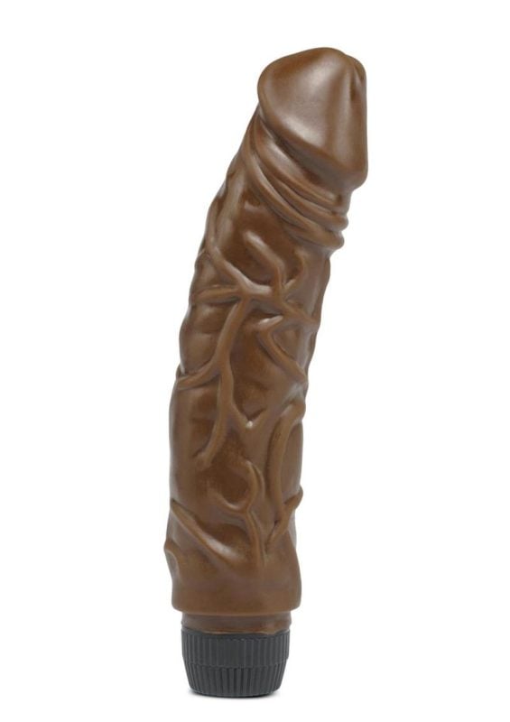 Classix Jelly Chocolate Dream No. 2 Realistic Vibrating Dildo 8in - Chocolate