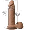 The Original Realistic Cock UR3 Dildo 8 Inch Brown - Image 3