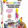 Rainbow Cock Ring Pop 12 Per Display - Image 2