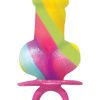 Rainbow Cock Ring Pop 12 Per Display