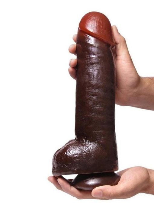 Rascal Chi Chi Larue's Black Balled Massive Cock Waterproof Black 12 Inch - Image 4