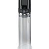 Pump Worx Rechargeable 3-Speed Auto-Vac Penis Pump - Clear/Black