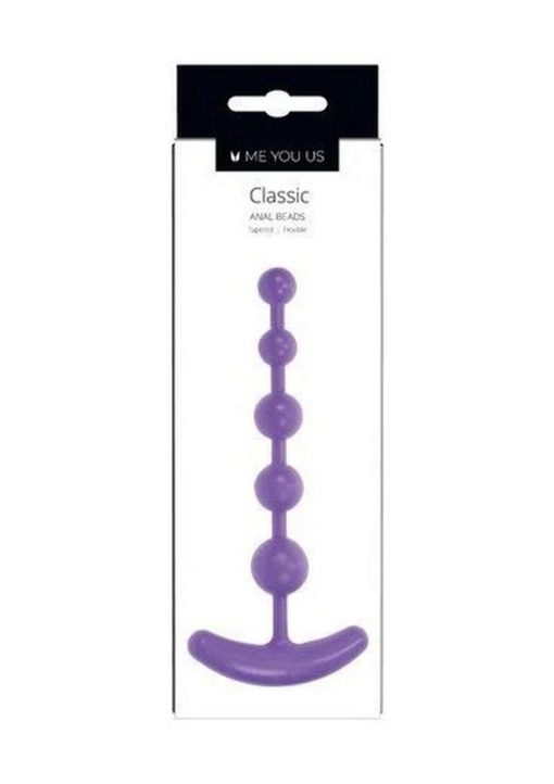 Kinx Classic Anal Beads Waterproof Purple 6.25 Inch