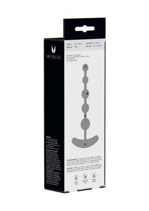 Kinx Classic Anal Beads Waterproof Purple 6.25 Inch - Image 2