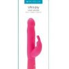 Minx Ultra Joy Silicone Rabbit Vibrator Waterproof Pink - Image 3