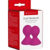 Kinx Dual Masseuse Silicone Nipple Suckers - Purple - Image 2