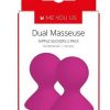 Kinx Dual Masseuse Silicone Nipple Suckers - Purple - Image 3