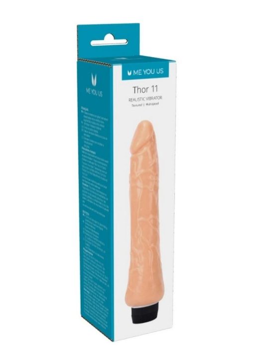 Kinx Thor 11 Realistic Vibrator Flesh 11 Inch - Image 2