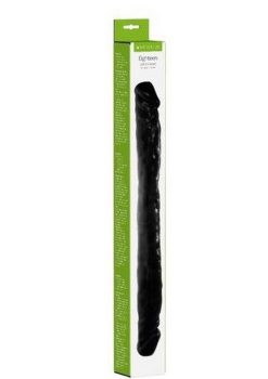 Kinx Eighteen Textured Double Dong Black 18 Inch