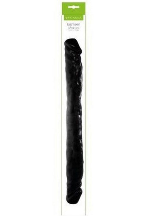 Kinx Eighteen Textured Double Dong Black 18 Inch - Image 2
