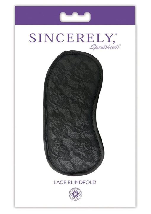 Midnight Lace Blindfold Black - Image 2