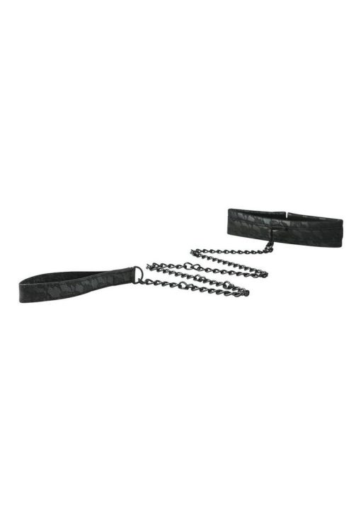 Midnight Lace Collar And Leash Set Black - Image 4