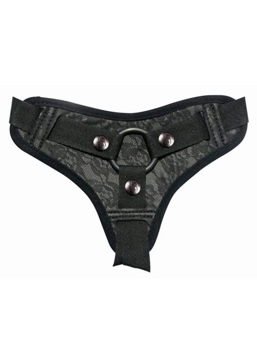 Midnight Lace Strap On Harnes Black - Image 3