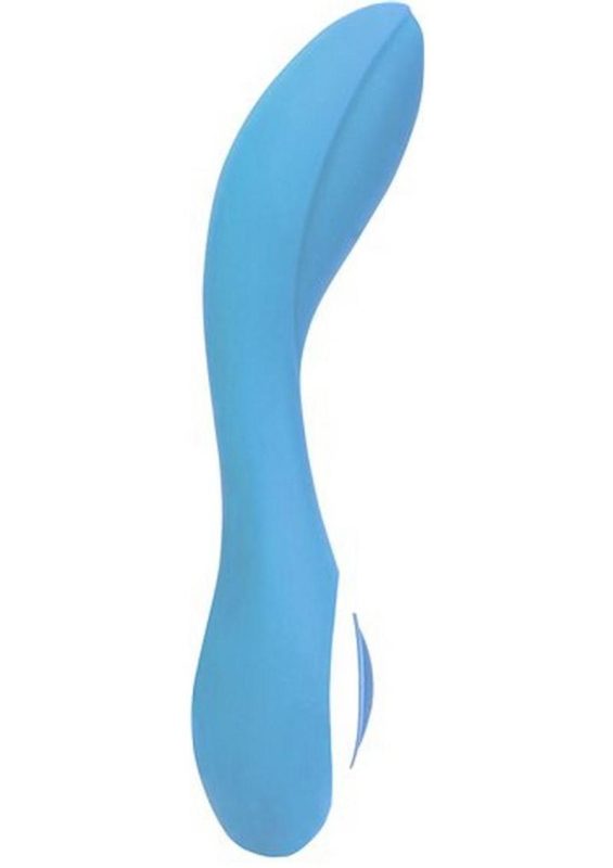 Wonderlust Serenity Rechargeable Silicone Vibrator - Blue