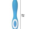 Wonderlust Serenity USB Rechargeable Silicone Vibe Waterproof Blue - Image 4