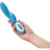 Wonderlust Harmony USB Rechargeable Silicone Dual Vibe Waterproof Blue - Image 3