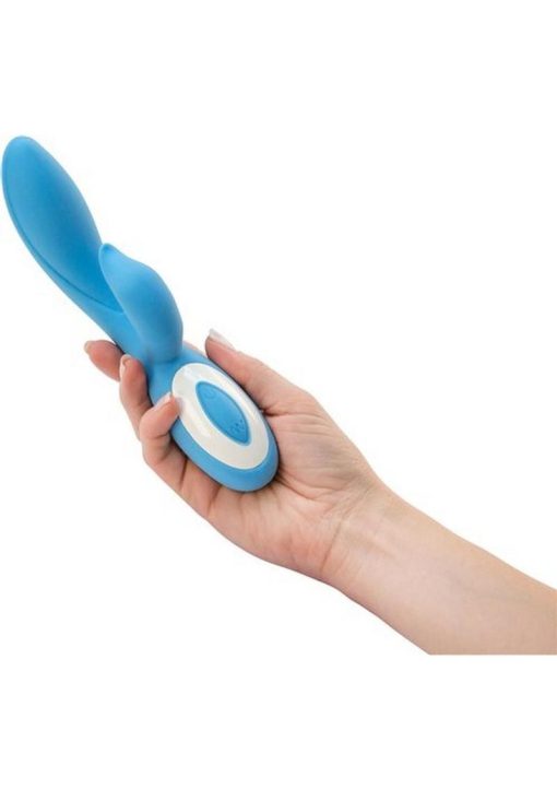 Wonderlust Harmony USB Rechargeable Silicone Dual Vibe Waterproof Blue - Image 3