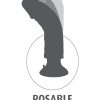 King Cock Vibrating Dildo 6in - Vanilla