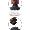 King Cock Vibrating Dildo 7in - Chocolate
