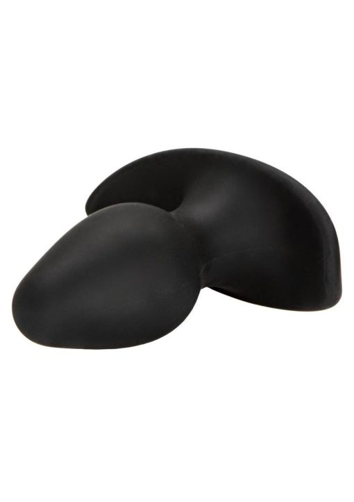 Perfect Plug Silicone Anal Plug Black 3.5 Inch - Image 3