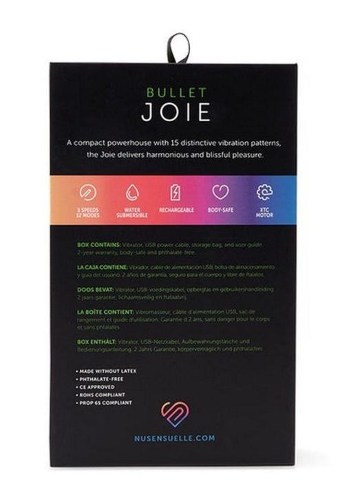 Joie 15 Function USB Rechargeable Bullet Waterproof Purple 2.5 Inch - Image 4