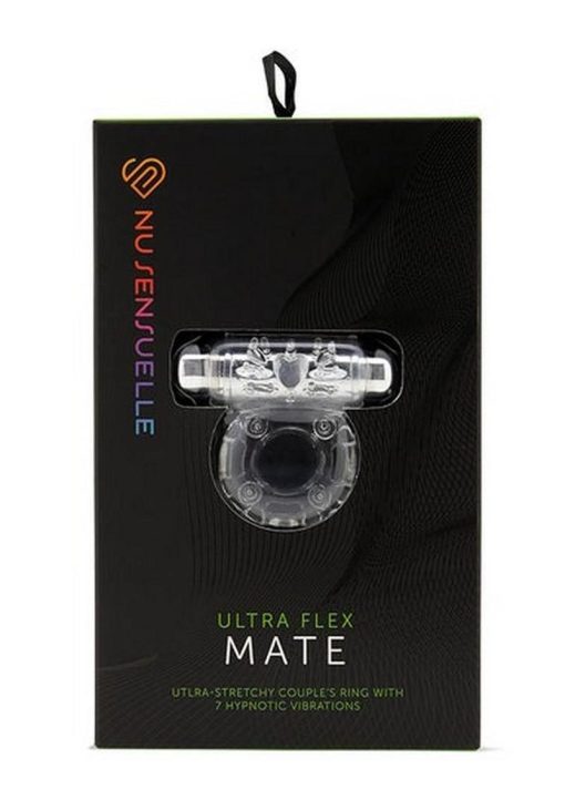 Bullet Ring 7 Function Silicone Rechargeable C Ring Waterproof Clear - Image 2