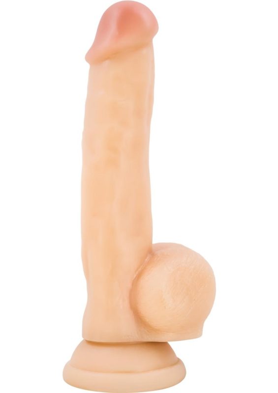 Coverboy Mr. Jackhammer Dildo with Balls 8.5in - Vanilla