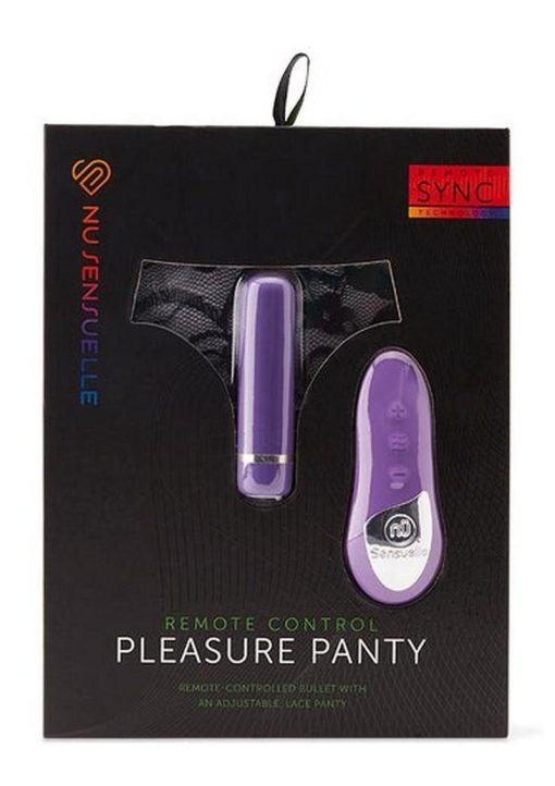 Pleasure Panty Wireless Remote Control Silicone USB Rechargeable Bullet Waterproof Purple - Image 2