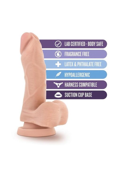 Au Naturel Mighty Mike Dildo 5in - Vanilla