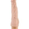 Dr. Skin Silver Collection Cock Vibe 4 Vibrating Dildo 8in - Vanilla