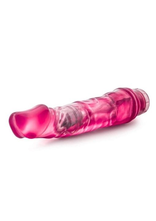 B Yours Vibe 06 Realistic Jelly Vibrator Waterproof Pink 9 Inch - Image 3