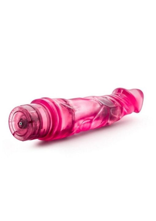 B Yours Vibe 06 Realistic Jelly Vibrator Waterproof Pink 9 Inch - Image 4