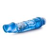B Yours Vibe 06 Realistic Vibrating Jelly Dong Waterproof Blue 9 Inch - Image 3